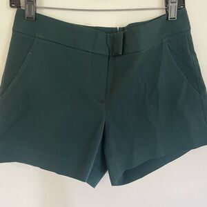 Theory Dark Green Women's Shorts